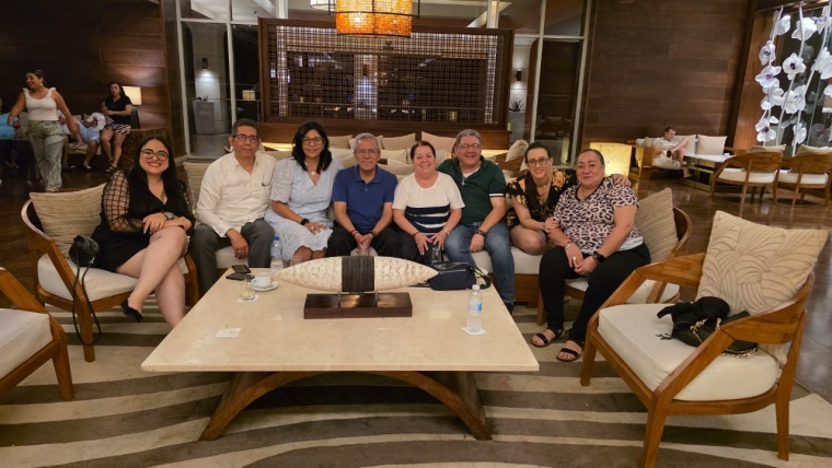 Reunión previa a la jornada académica del colegio dominicano de notarios